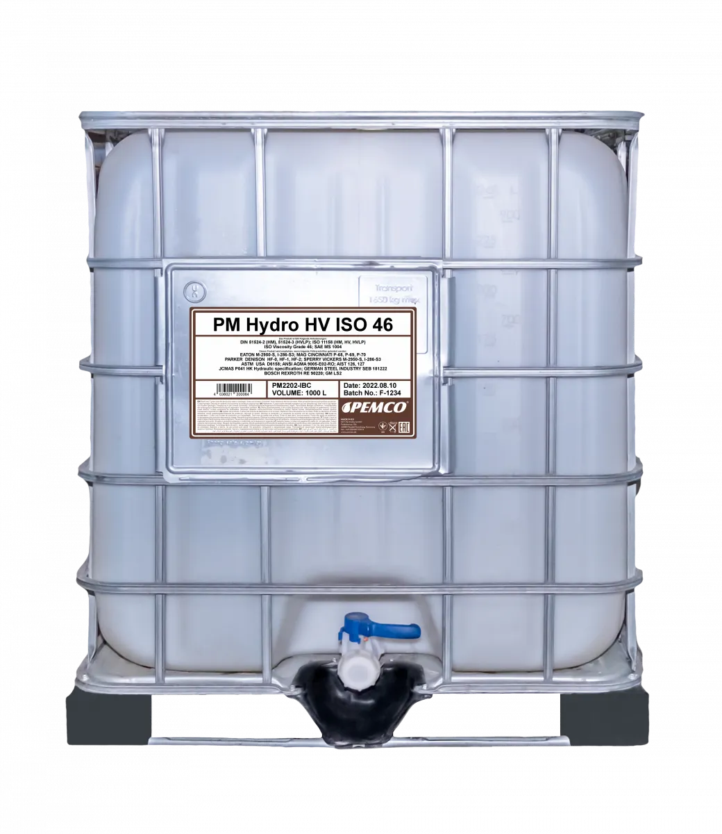 Pemco Hydro HV ISO 46 hydrauliöljy 1000L