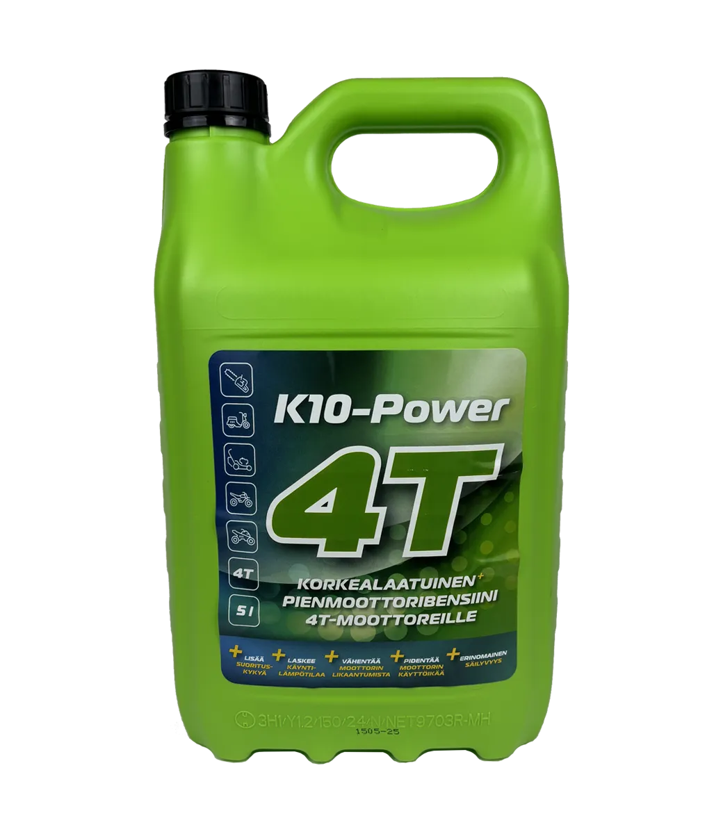 K-10 Power 4T pienmoottoribensiini