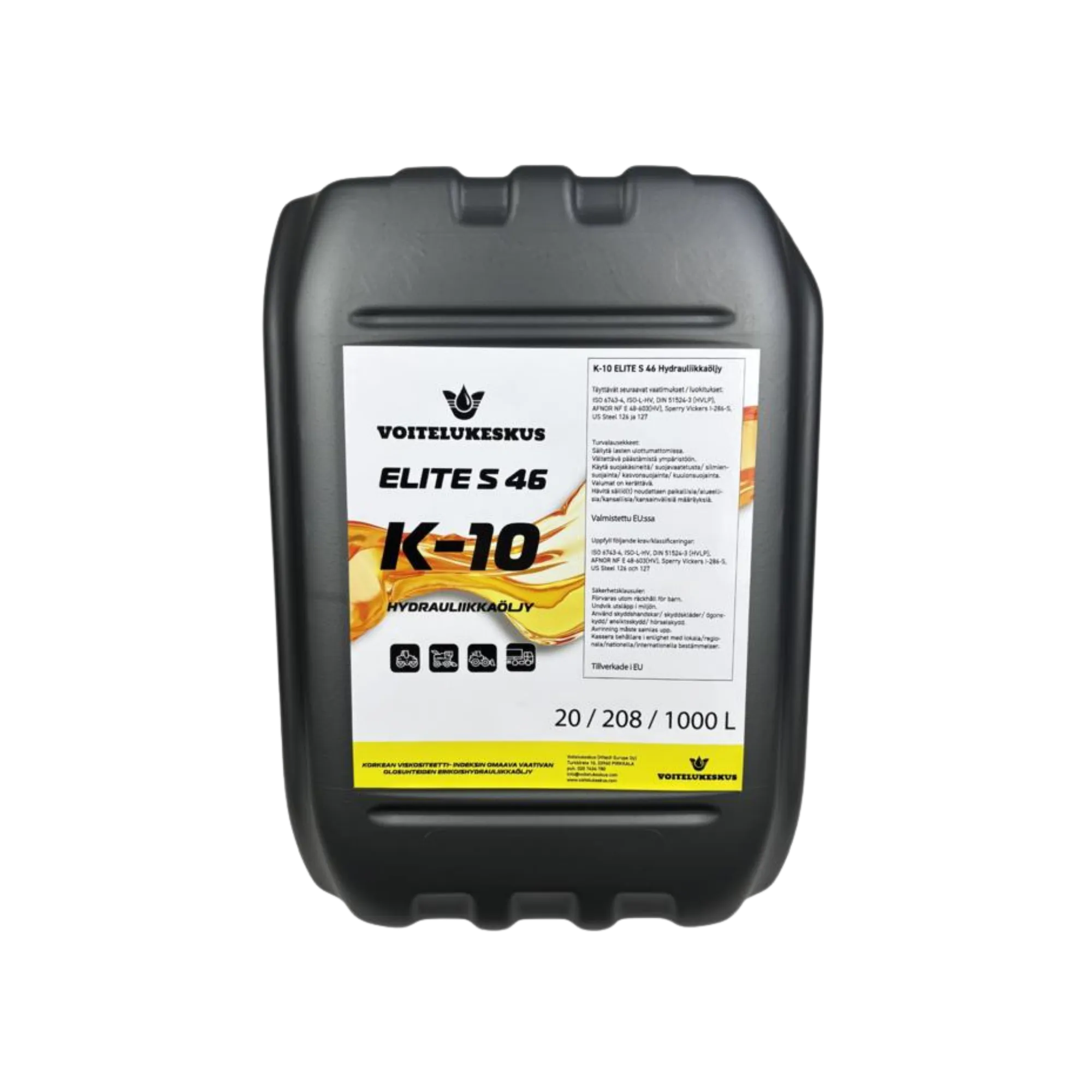 K-10 ELITE S 46 hydrauliöljy 20L