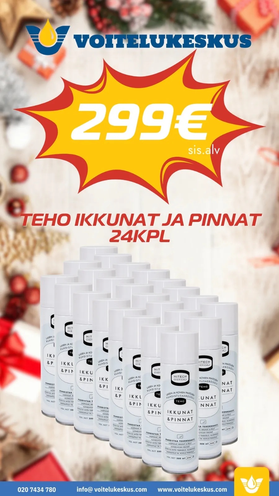 Teho Ikkunat & Pinnat 24 kpl