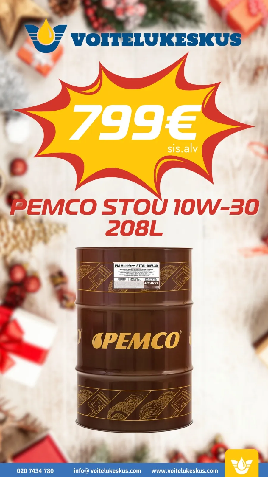 Pemco STOU 10W-30 208L