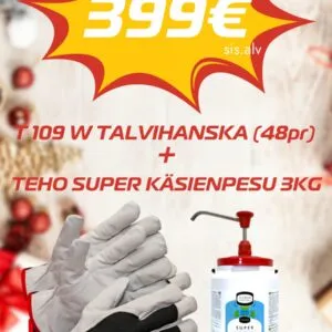T109 W TALVIHANSKA (48 PR) + TEHO SUPER KÄSIENPESU 3KG