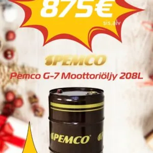 Pemco G-7 UHPD 10W-40 Moottoriöljy 208L