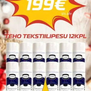 TEHO Tekstiilipesu 12 kpl