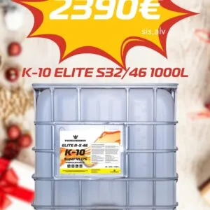 K-10 ELITE R-S 32 / 46 VI 175 hydrauliöljy 1000 L